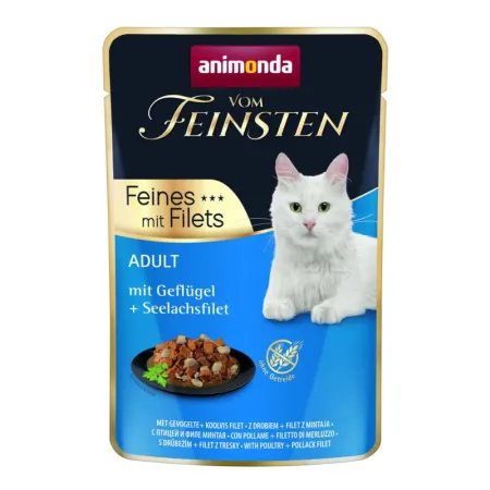 ANIMONDA Vom Feinsten Fines mit filets drób i filet z mintaja 85g